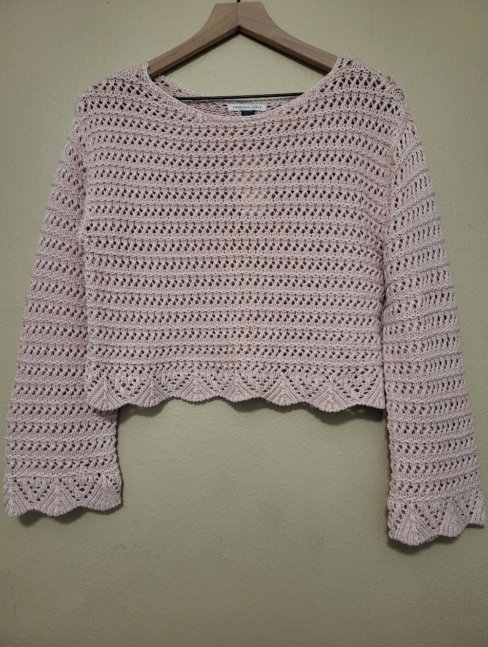 American Eagle Crochet Top XS